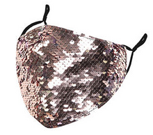 Load image into Gallery viewer, MASKIT MASK 2 TONE BLING - REVERSIBLE SEQUIN