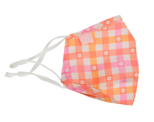 ANNABEL TRENDS 3-PLY WASHABLE FACE MASK DAISY GINGHAM