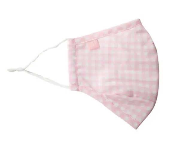 ANNABEL TRENDS 3-PLY WASHABLE FACE MASK GINGHAM PINK