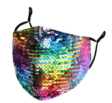 Load image into Gallery viewer, MASKIT MASK RAINBOW BLING - 4 COLOURS