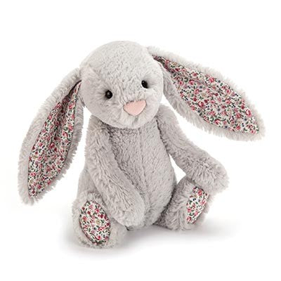 JELLYCAT MEDIUM BLOSSOM SILVER BUNNY