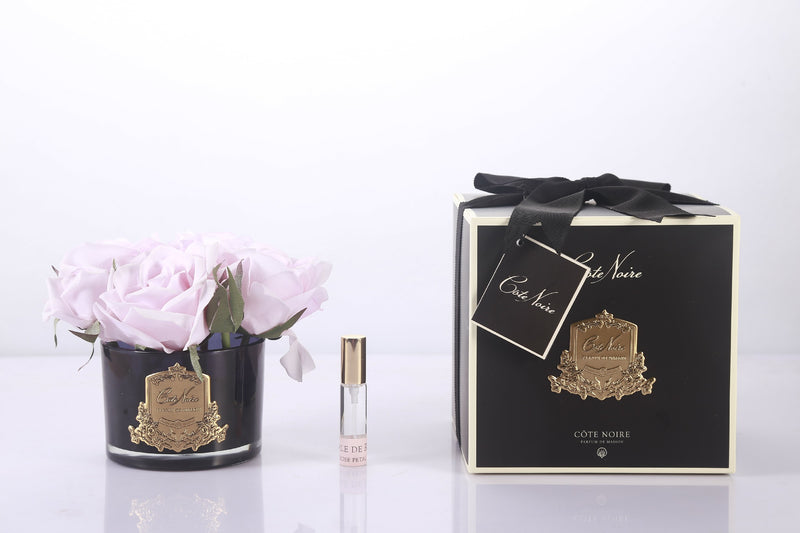 COTE NOIRE FIVE ROSES - BLACK - FRENCH PINK
