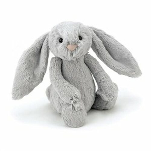 JELLYCAT SMALL SILVER BASHFUL BUNNY
